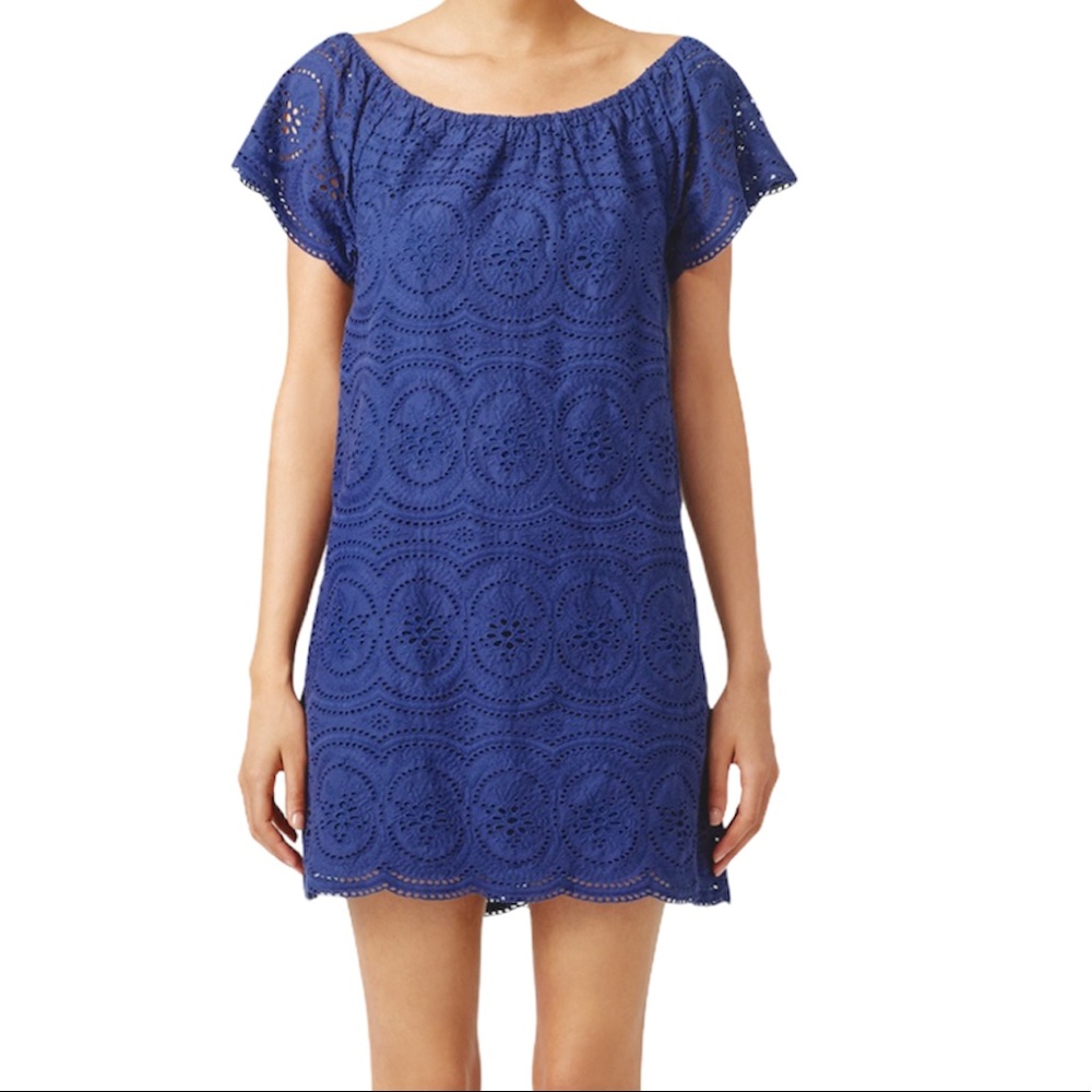 Joie Womens Dress Size Large Blue Blueprint Bondi